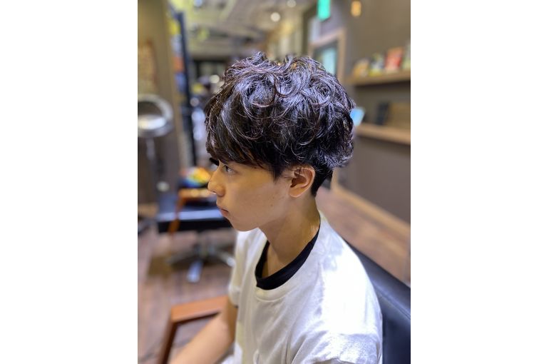 三宮 美容室 メンズパーマ
